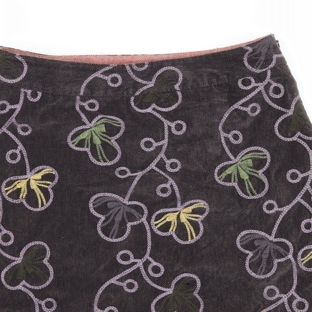 White Stuff Womens Brown   A-Line Skirt Size 10