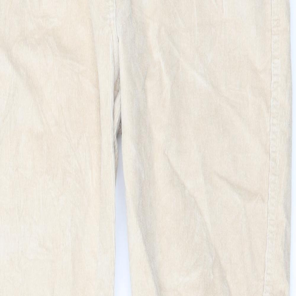 Cotton Traders Womens White   Straight Jeans Size 14 L30 in