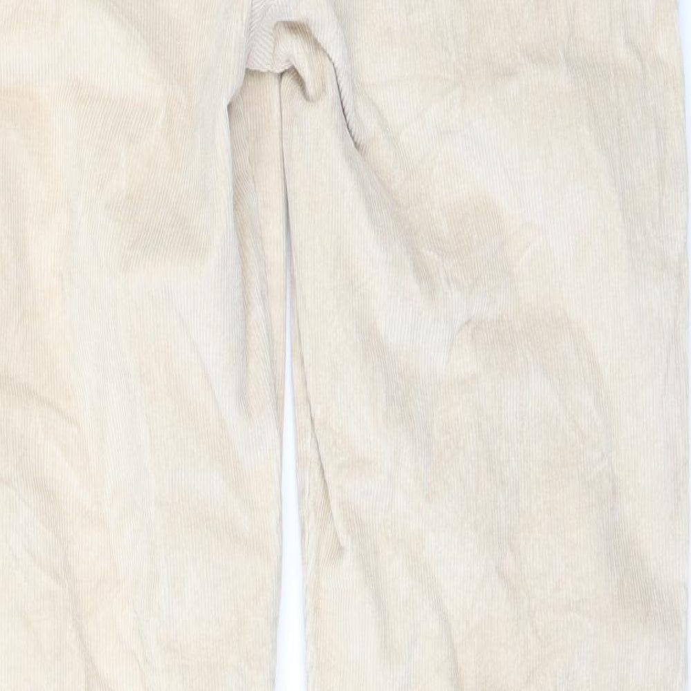 Cotton Traders Womens White   Straight Jeans Size 14 L30 in