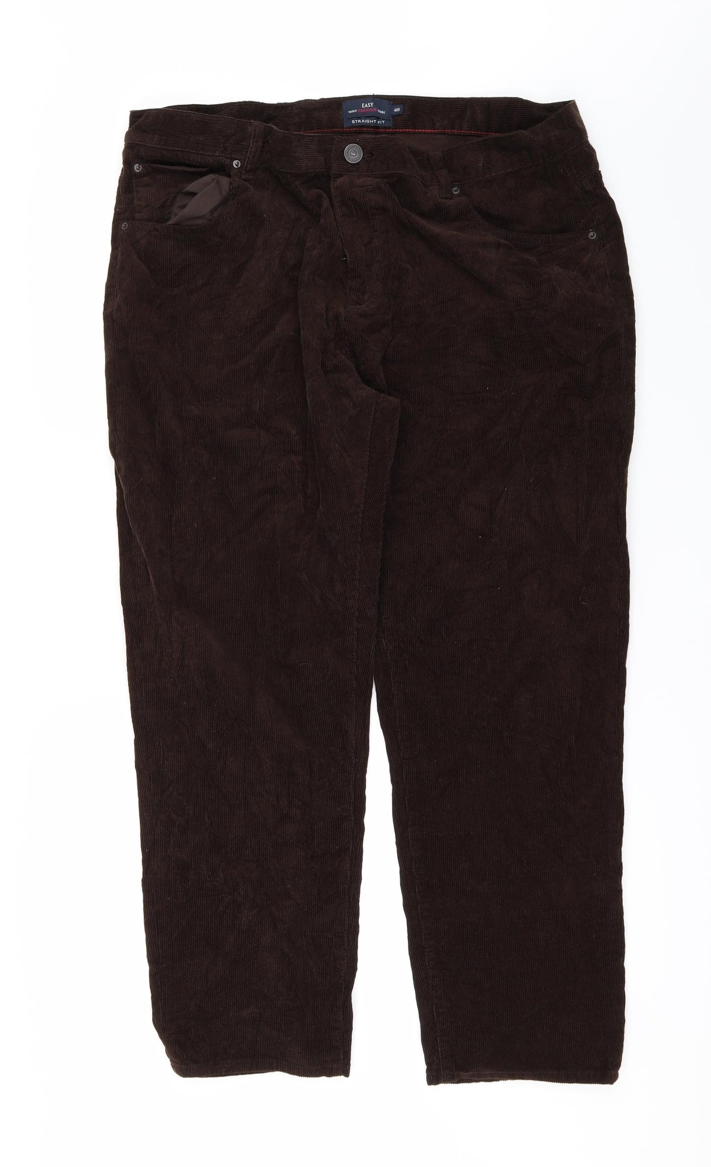 Easy Womens Brown   Straight Jeans Size 40 L29 in