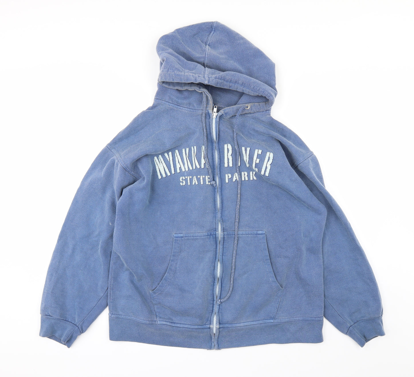 Avalon Mens Blue   Full Zip Hoodie Size S