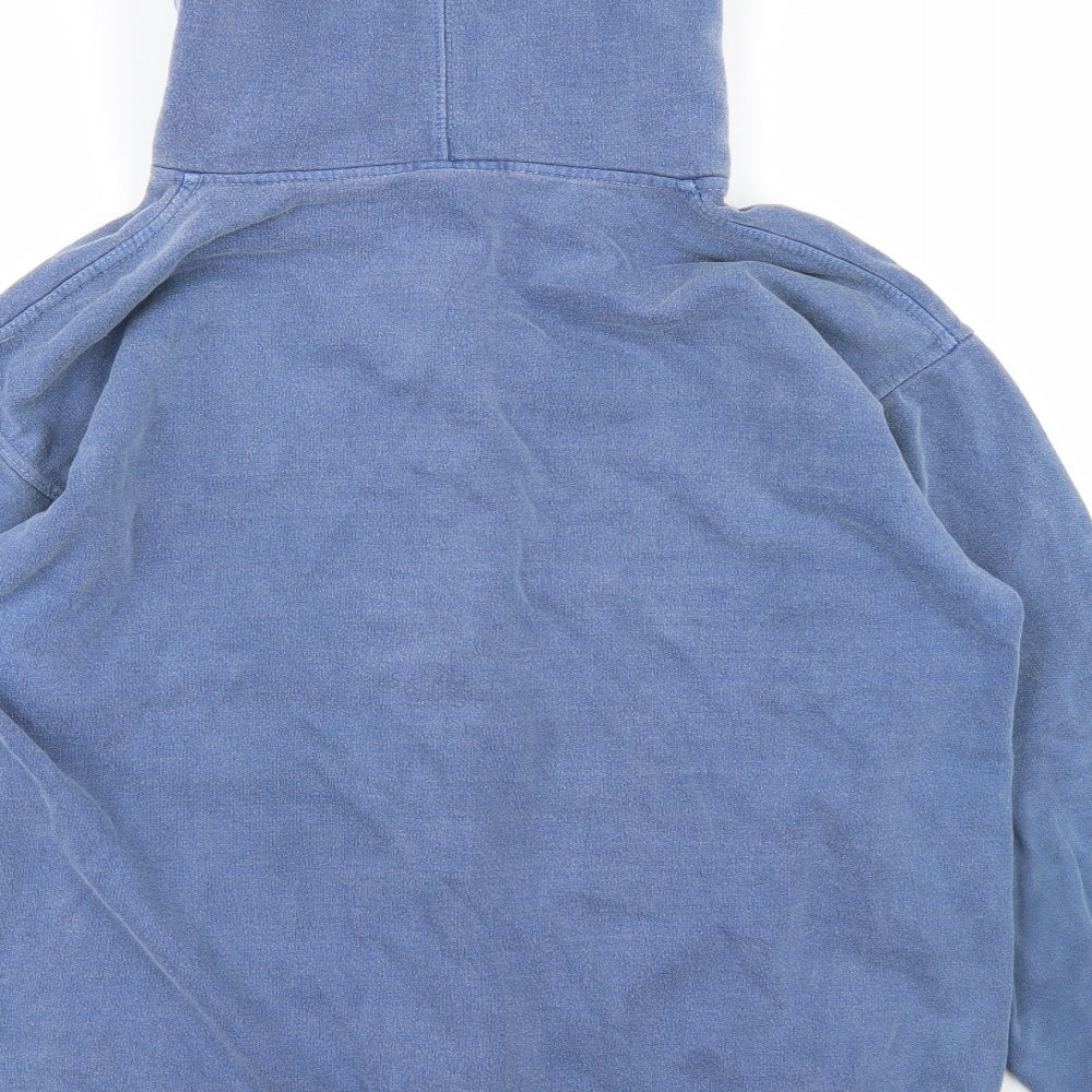 Avalon Mens Blue   Full Zip Hoodie Size S