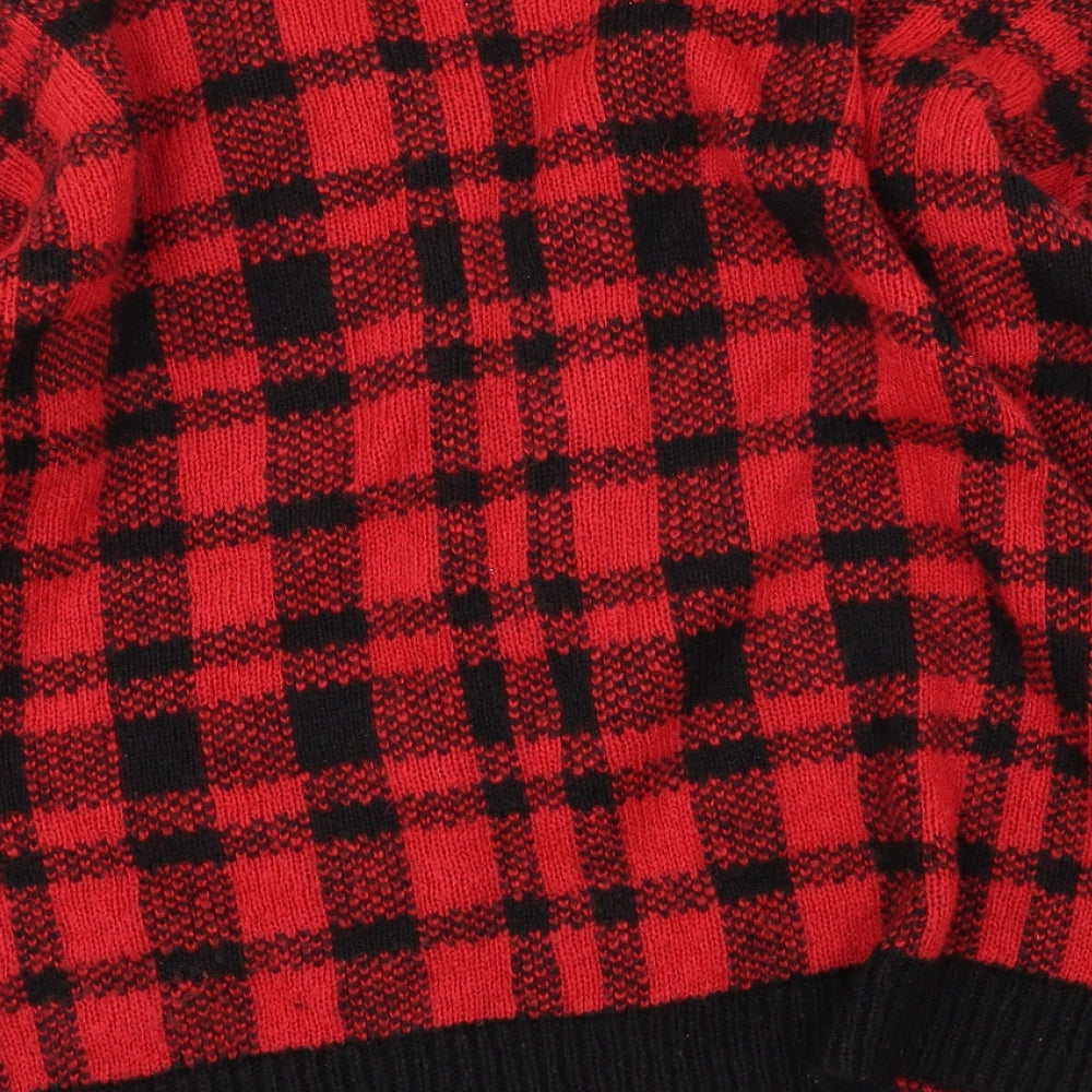 New Look Girls Red   Cardigan Jumper Size 10-11 Years