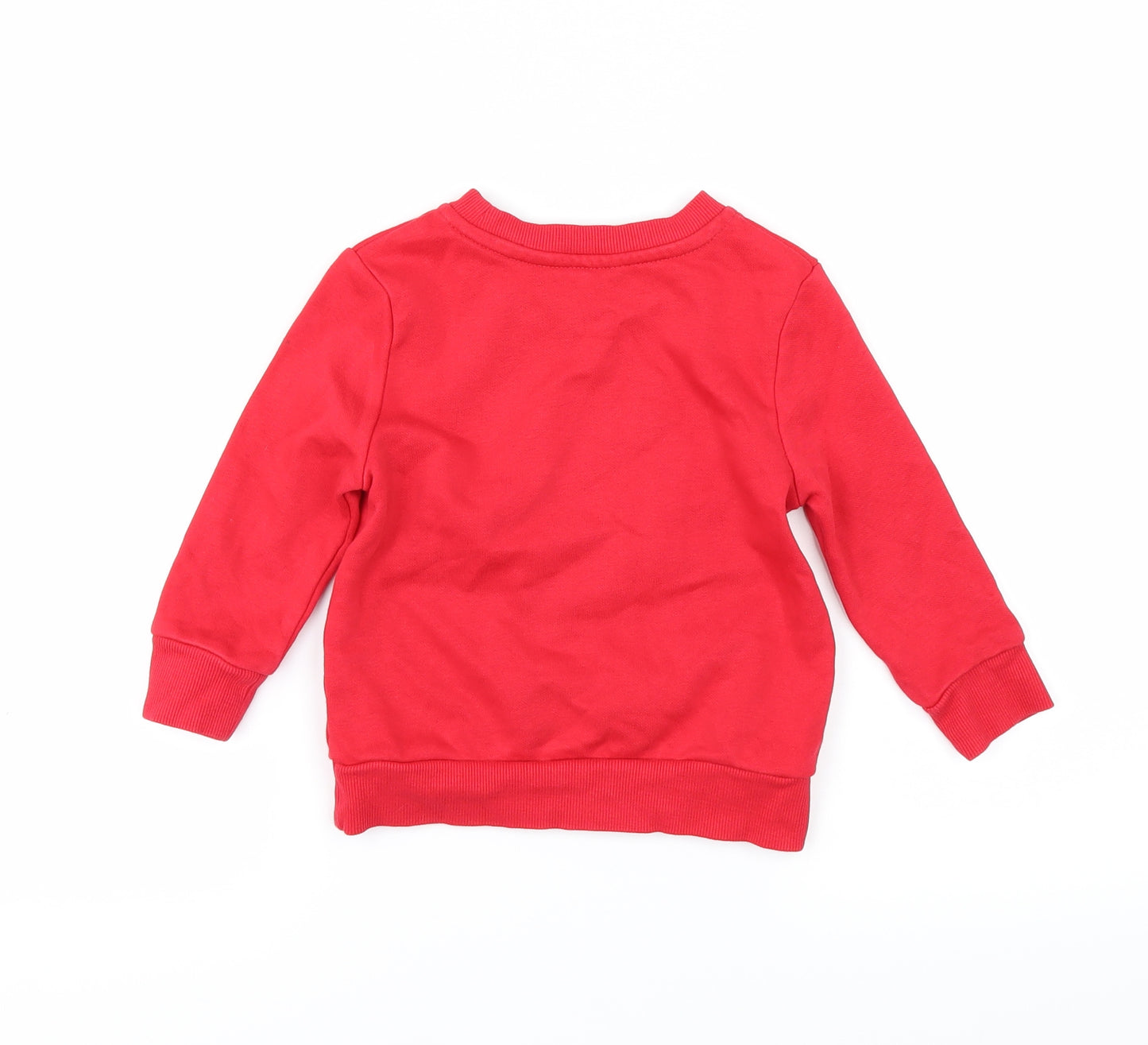 George Baby Red   Pullover Jumper Size 12-18 Months