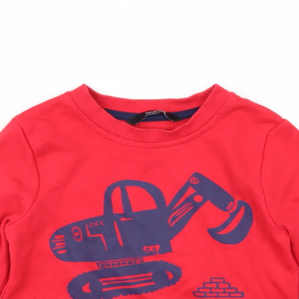 George Baby Red   Pullover Jumper Size 12-18 Months