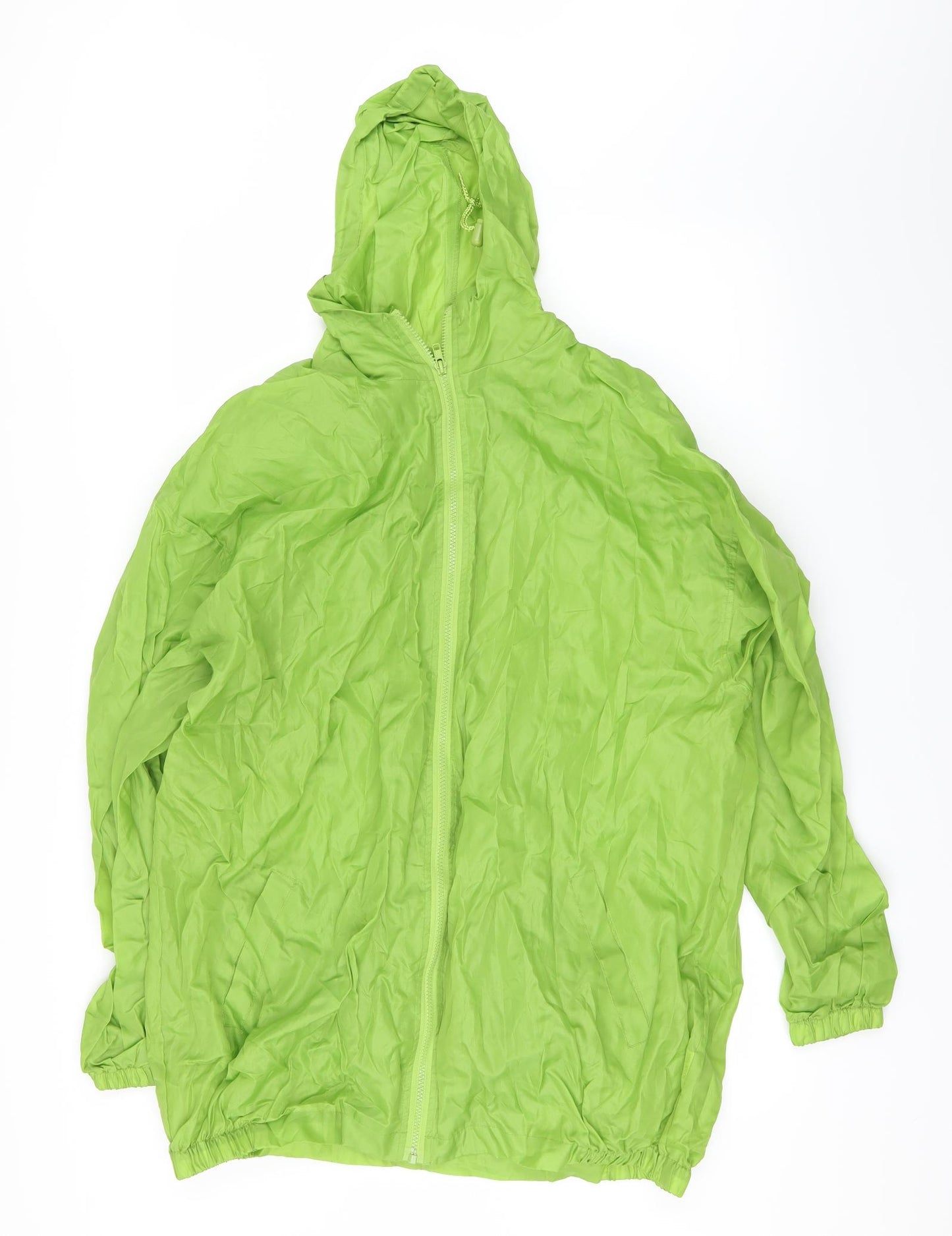 Preworn Mens Green   Windbreaker Coat Size XL