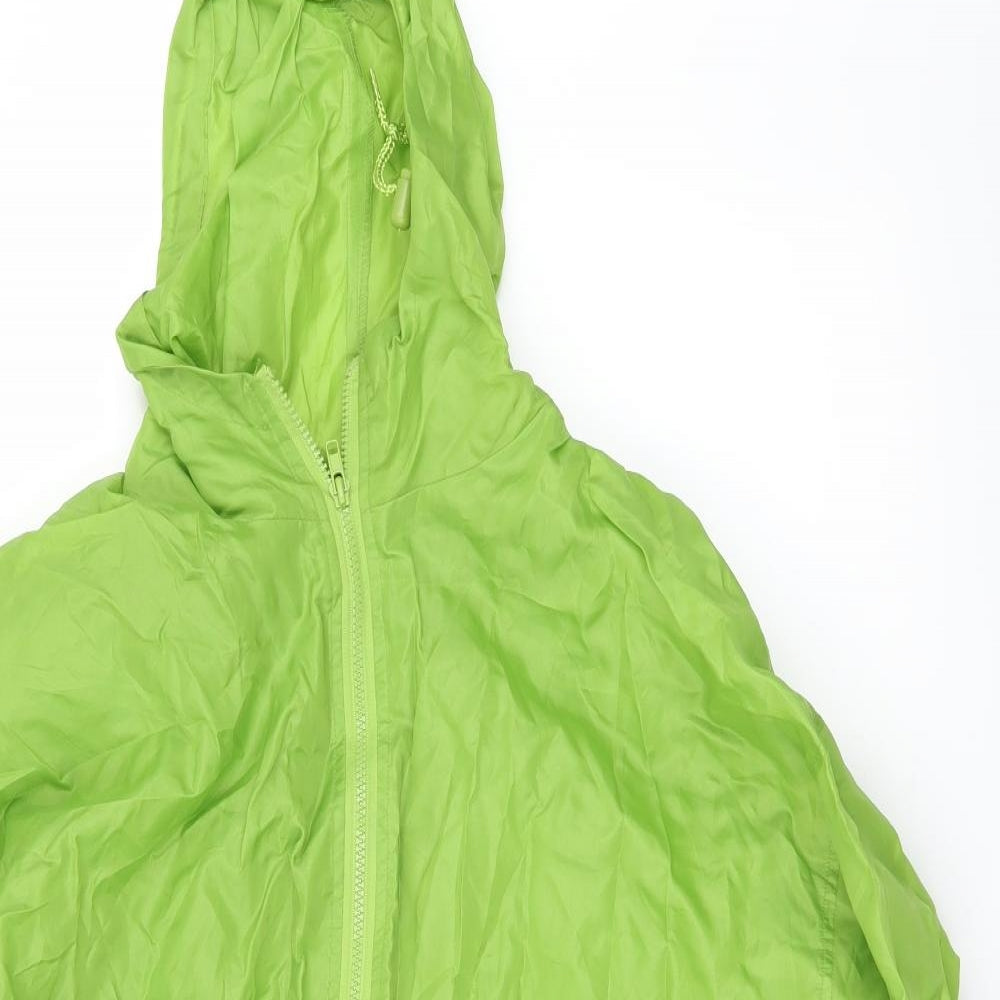 Preworn Mens Green   Windbreaker Coat Size XL