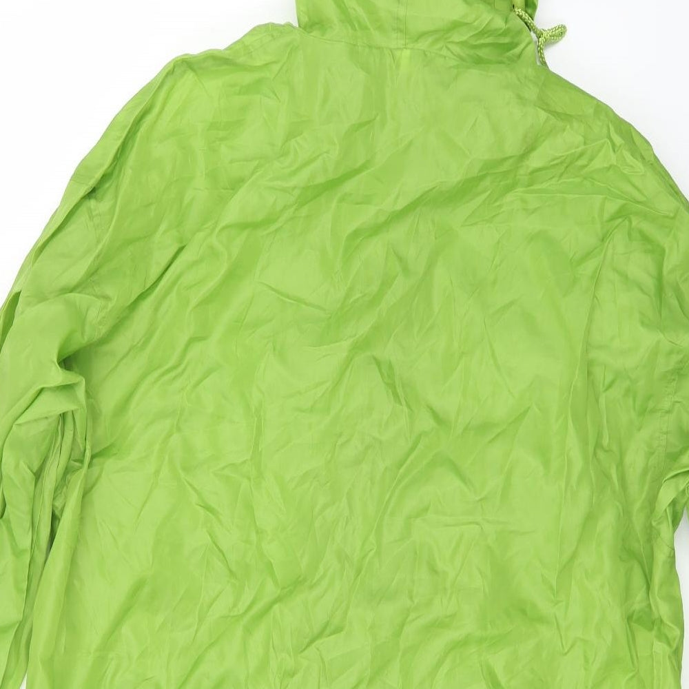 Preworn Mens Green   Windbreaker Coat Size XL