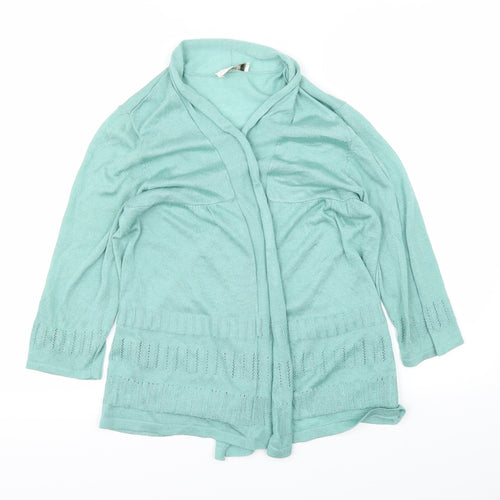 harry Womens Blue   Cardigan Jumper Size S