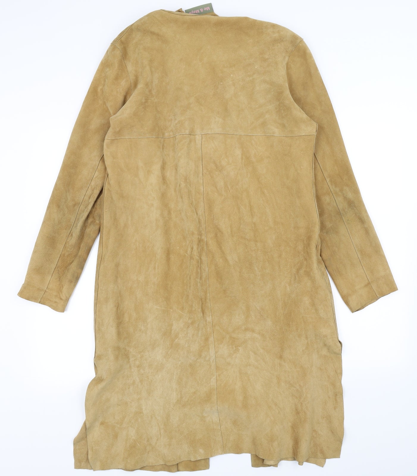 me and maya Womens Brown   Trench Coat Coatigan Size L
