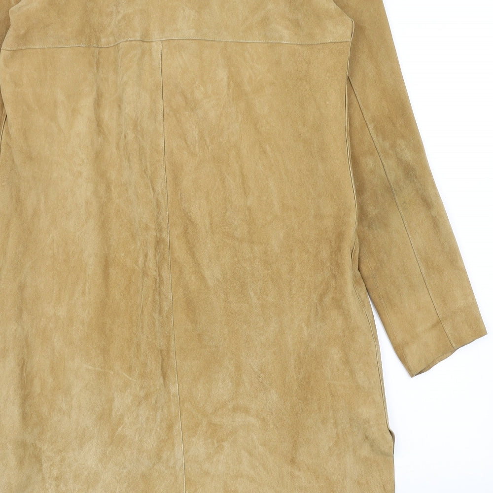 me and maya Womens Brown   Trench Coat Coatigan Size L