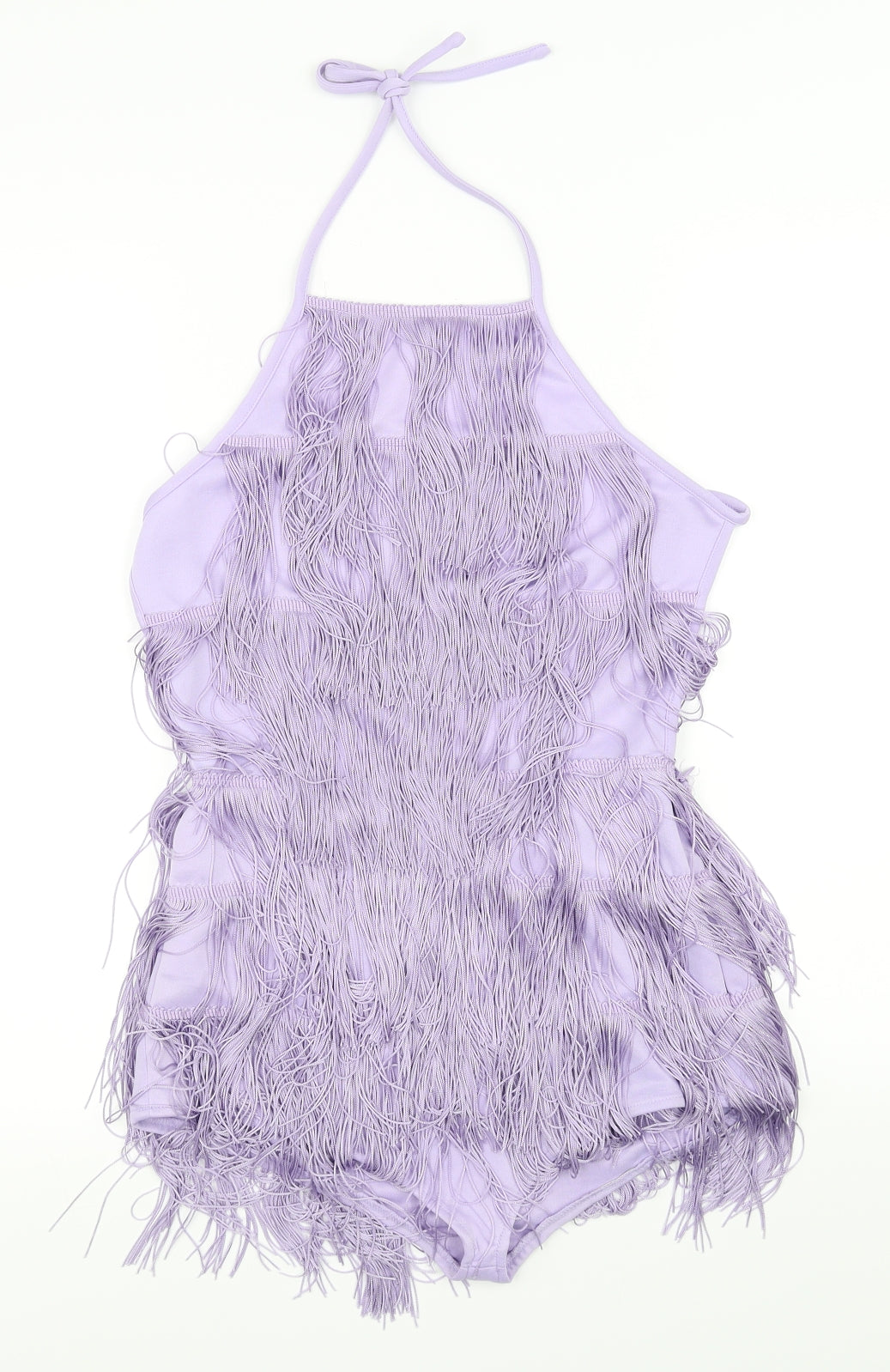 PRETTYLITTLETHING Womens Purple   Bodysuit One-Piece Size 10