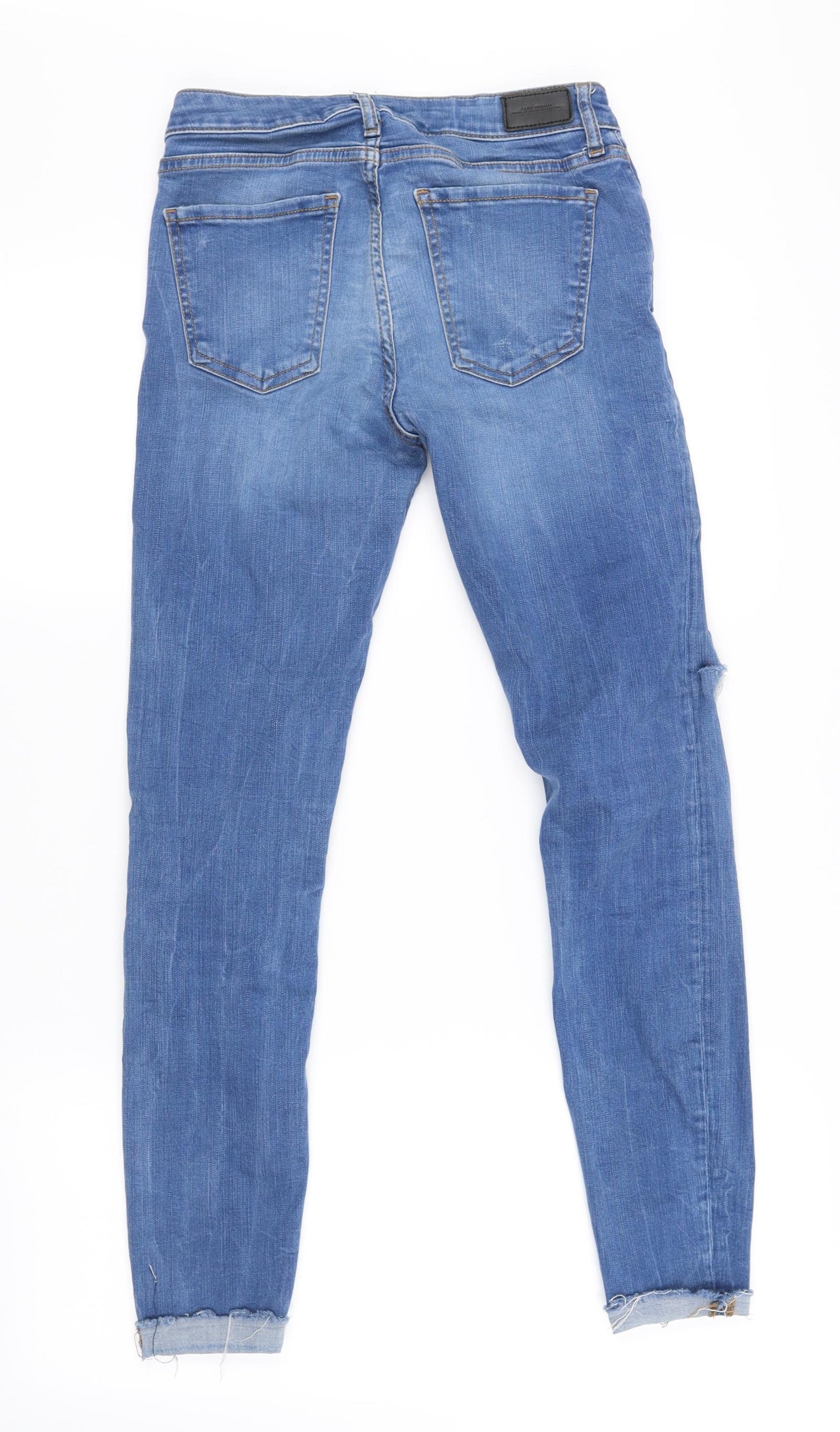 Zara Womens Blue   Cropped Jeans Size 26 L26 in