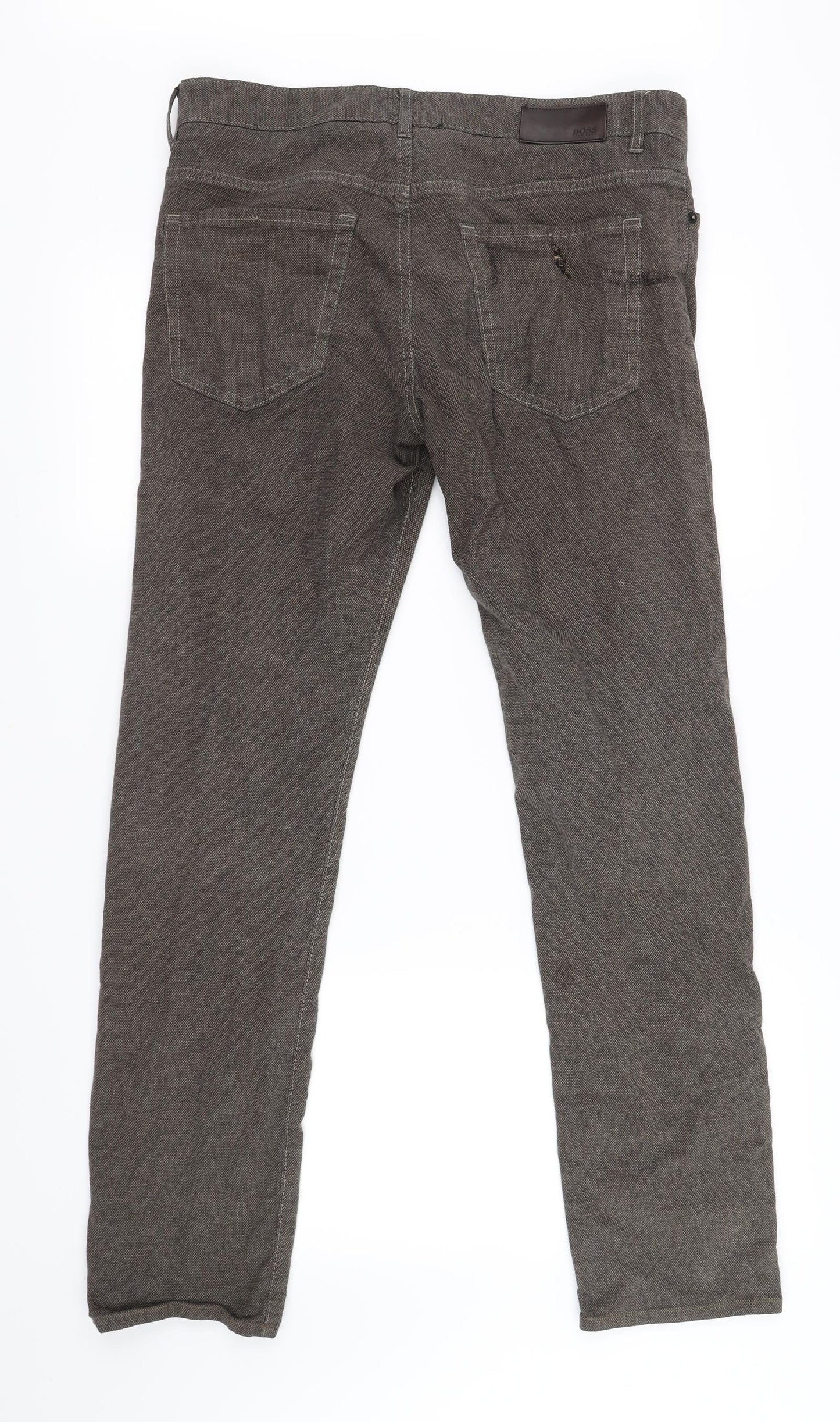 Boss Mens Brown   Trousers  Size 34 L34 in