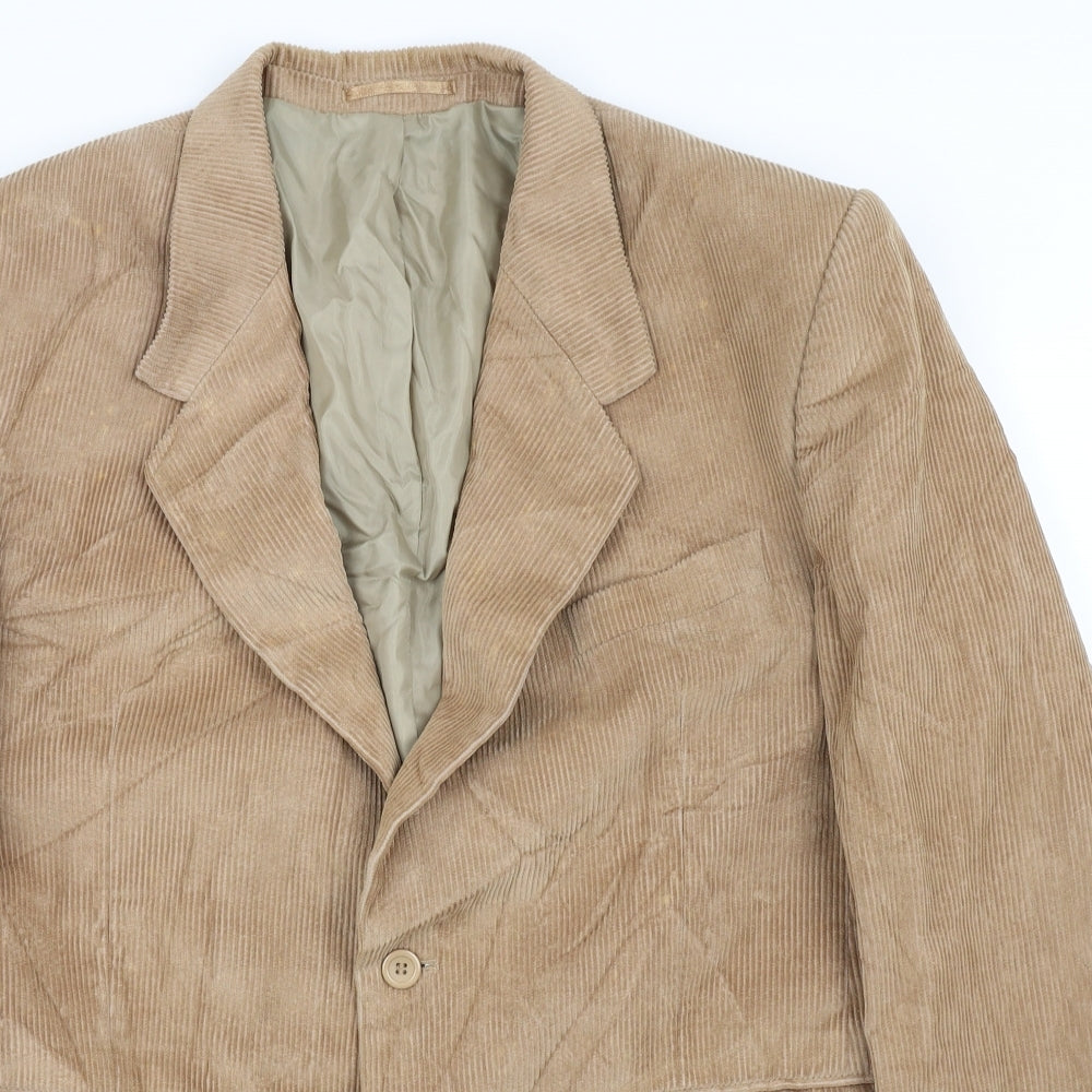 Chums Mens Brown  Corduroy Jacket Blazer Size 44