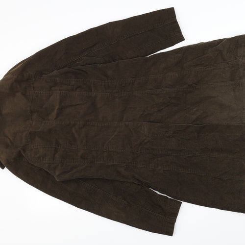 Per Una Womens Brown  Corduroy Jacket Coat Size 12