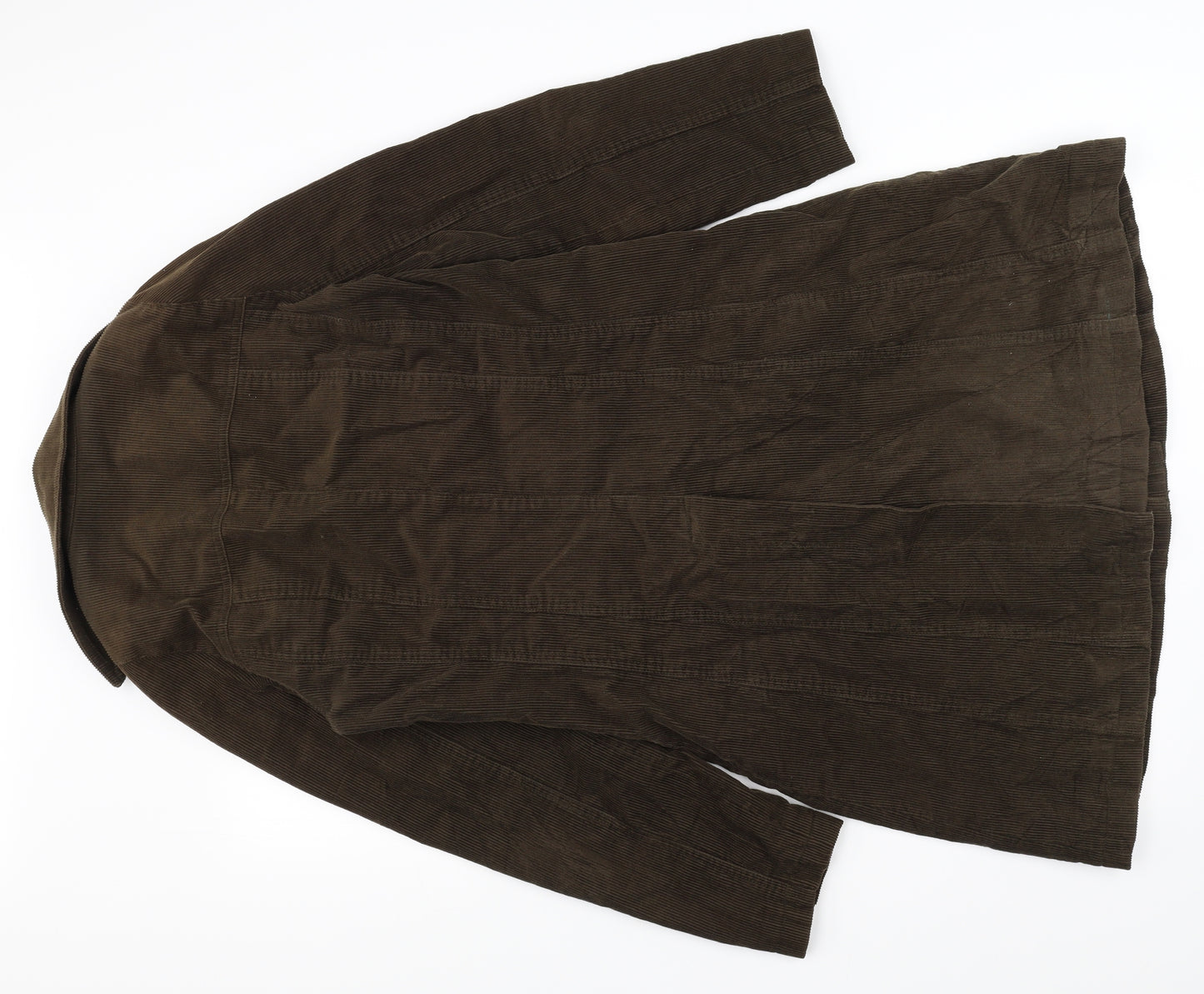Per Una Womens Brown  Corduroy Jacket Coat Size 12