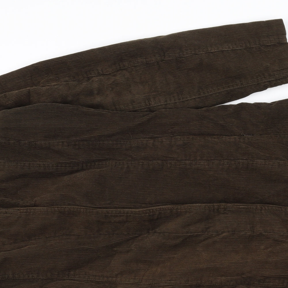 Per Una Womens Brown  Corduroy Jacket Coat Size 12
