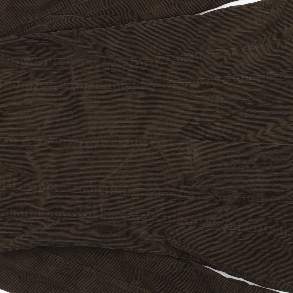 Per Una Womens Brown  Corduroy Jacket Coat Size 12