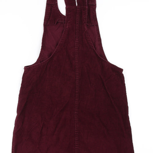 denim Co Womens Red   Pinafore/Dungaree Dress  Size 6