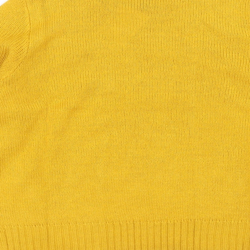 Divided by H&M Womens Yellow   Pullover Jumper Size XS