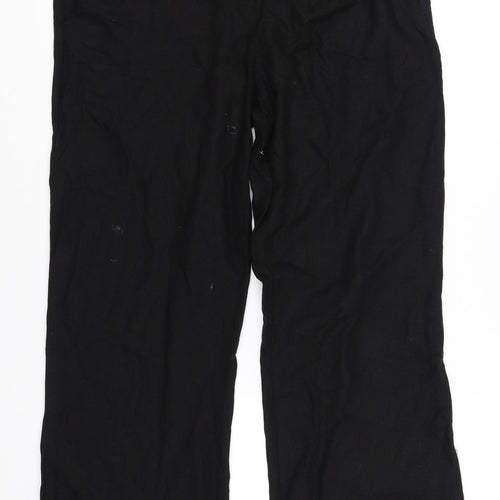 Preworn Womens Black   Sweatpants Trousers Size 34 in L27 in