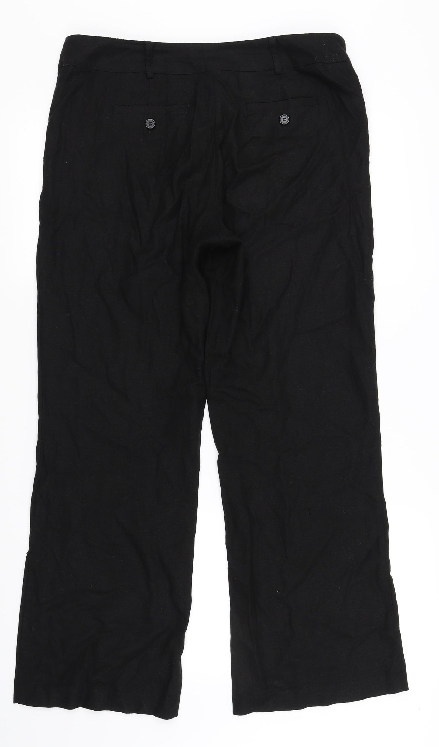Preworn Womens Black   Sweatpants Trousers Size 34 in L27 in