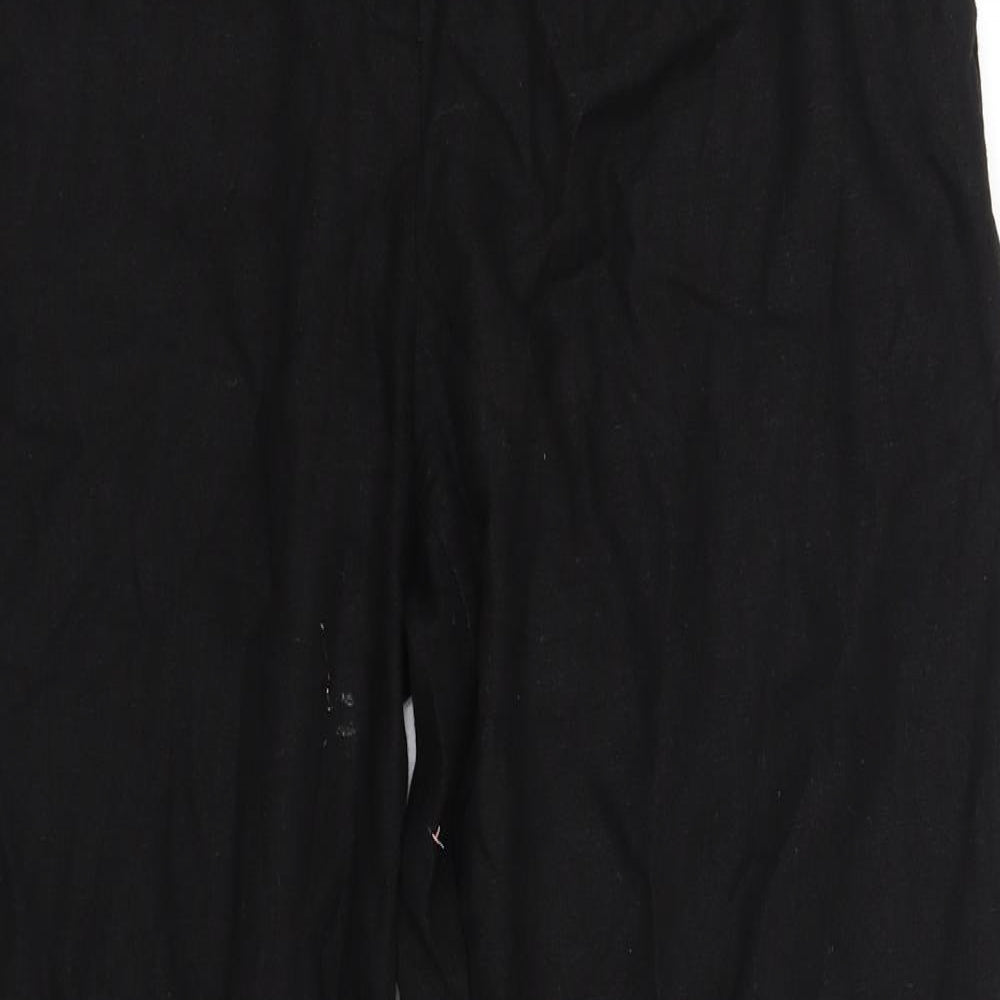 Preworn Womens Black   Sweatpants Trousers Size 34 in L27 in