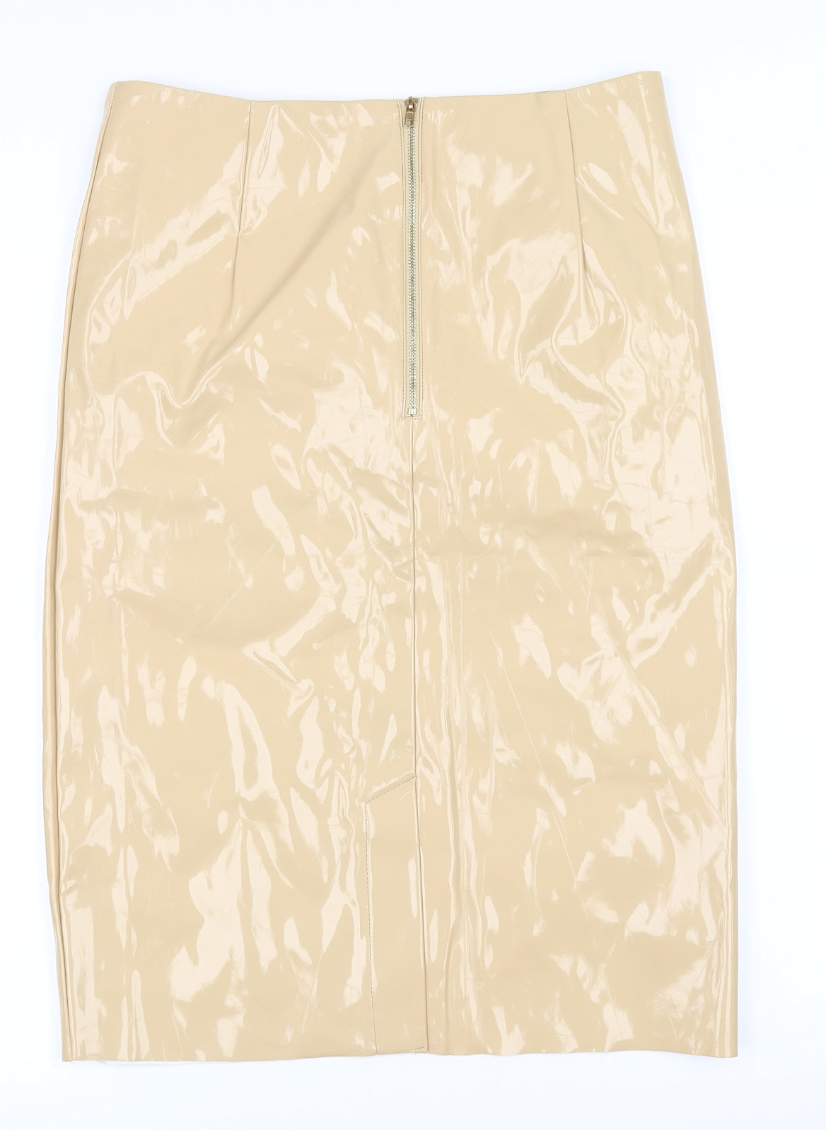Urmoda Womens Beige   Straight & Pencil Skirt Size 12