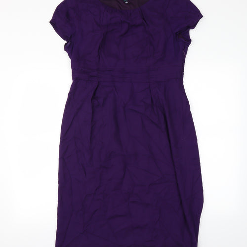 Boden Womens Purple   Pencil Dress  Size 14