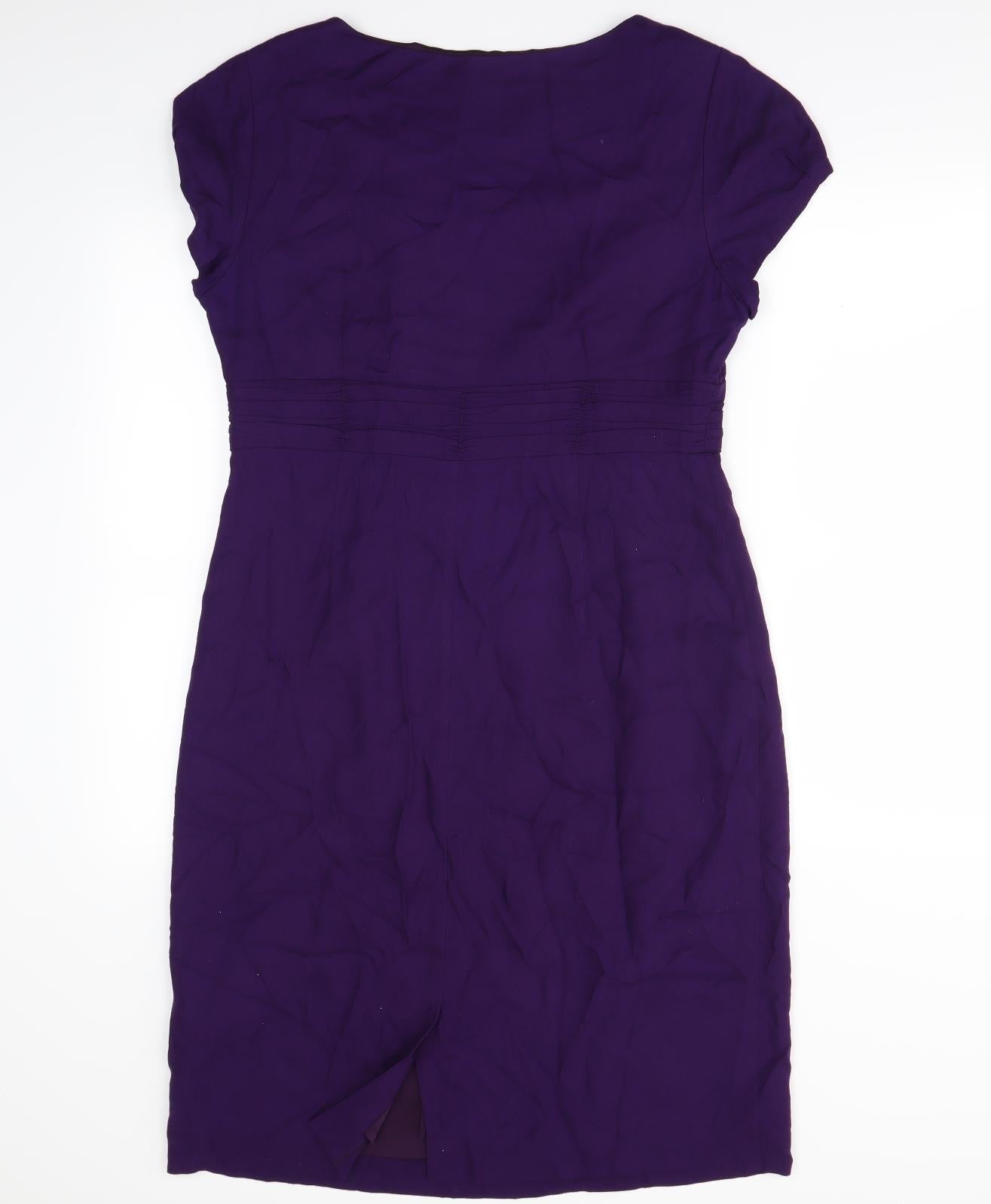 Boden Womens Purple   Pencil Dress  Size 14