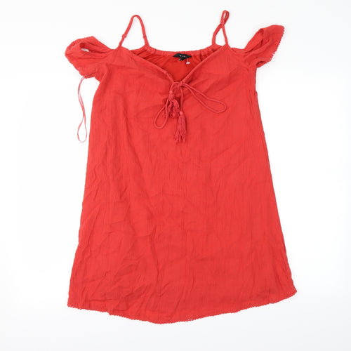 new look  Womens Red   Basic Blouse Size 6