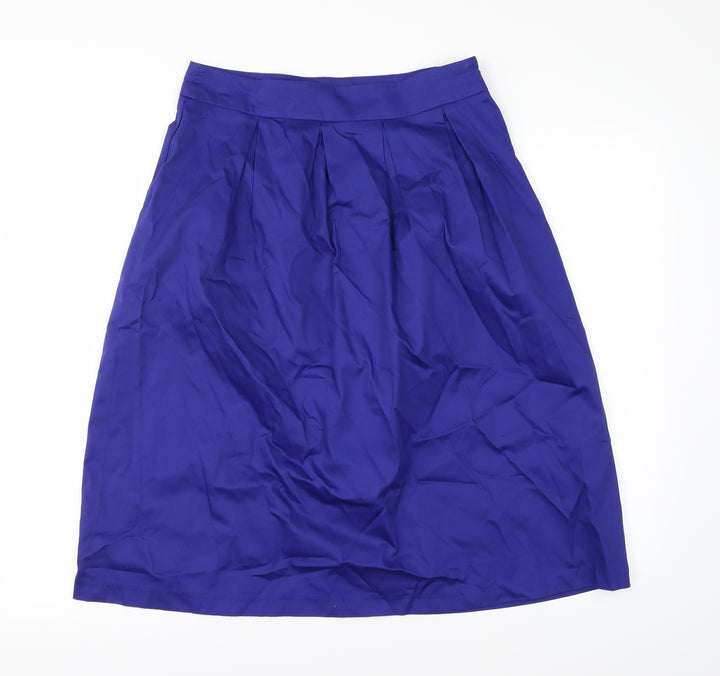 R Womens Blue Flare Skirt Size 12