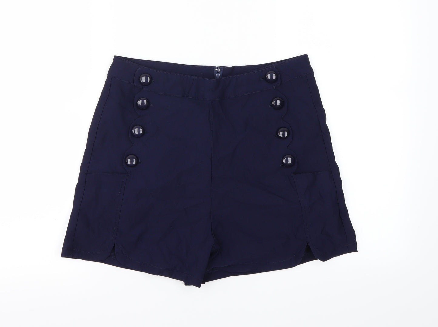Voodoo Vixen Womens Blue   Cut-Off Shorts Size L