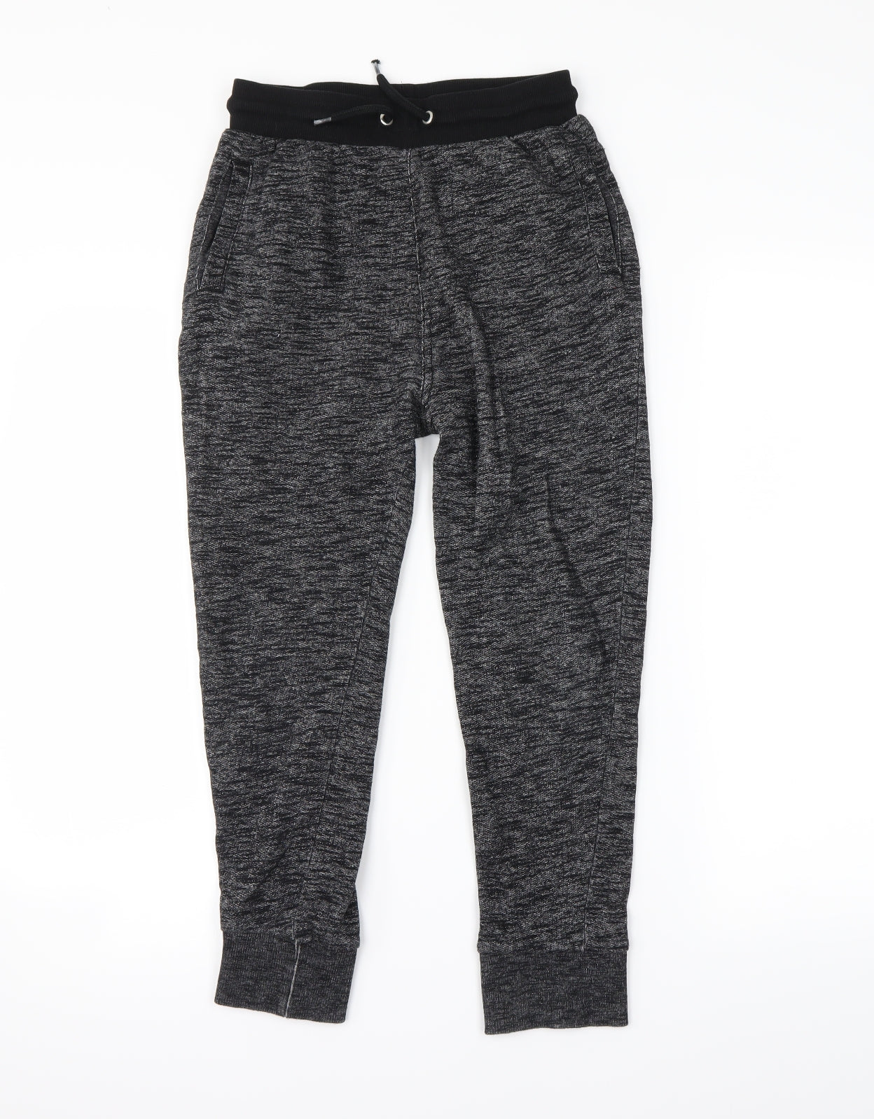 H&M Boys Black   Jogger Trousers Size 10-11 Years