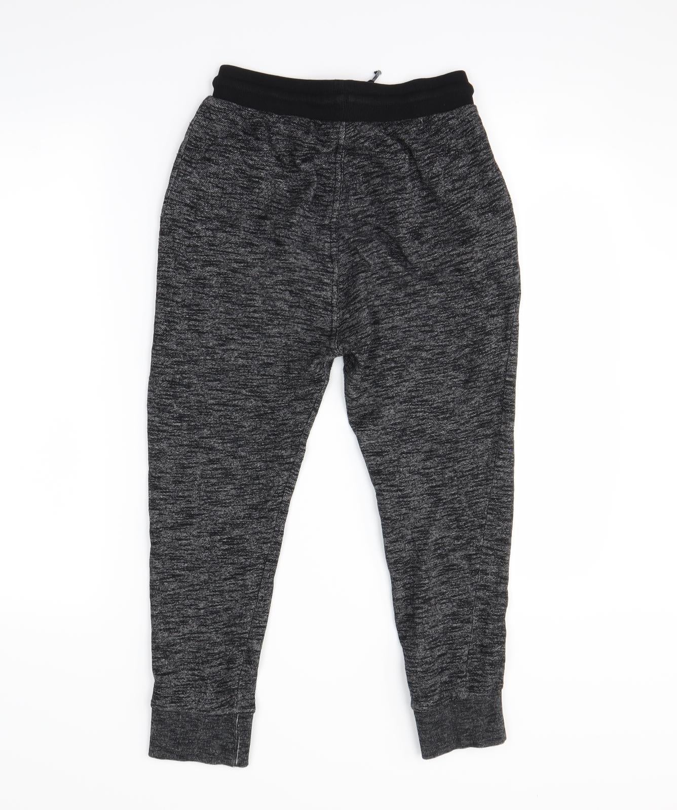 H&M Boys Black   Jogger Trousers Size 10-11 Years