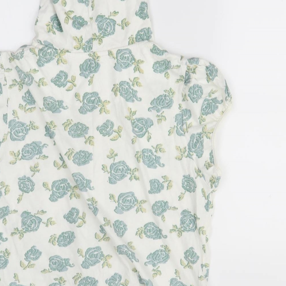 Atmosphere Womens White Floral  Cardigan Jumper Size 18