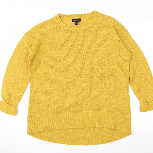 New Look  Womens Yellow   Pullover Jumper Size M