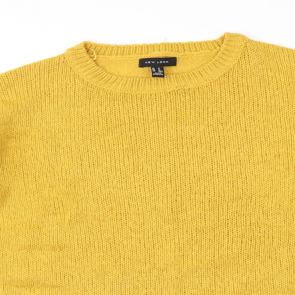 New Look  Womens Yellow   Pullover Jumper Size M