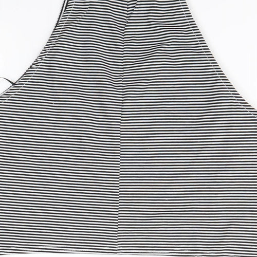 Lustre Womens Black Striped  Basic Tank Size 12