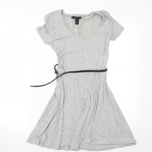 FOREVER 21 Womens Grey   Fit & Flare  Size M