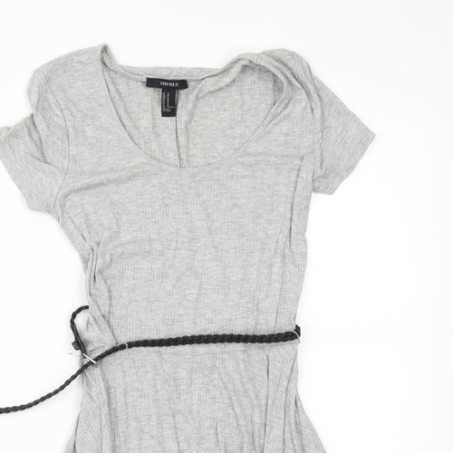 FOREVER 21 Womens Grey   Fit & Flare  Size M
