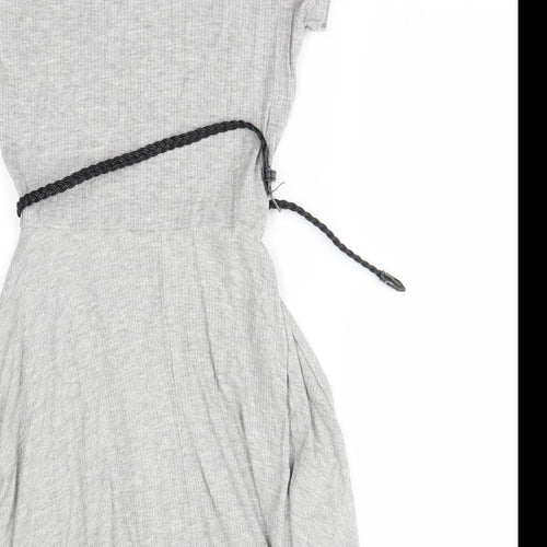 FOREVER 21 Womens Grey   Fit & Flare  Size M