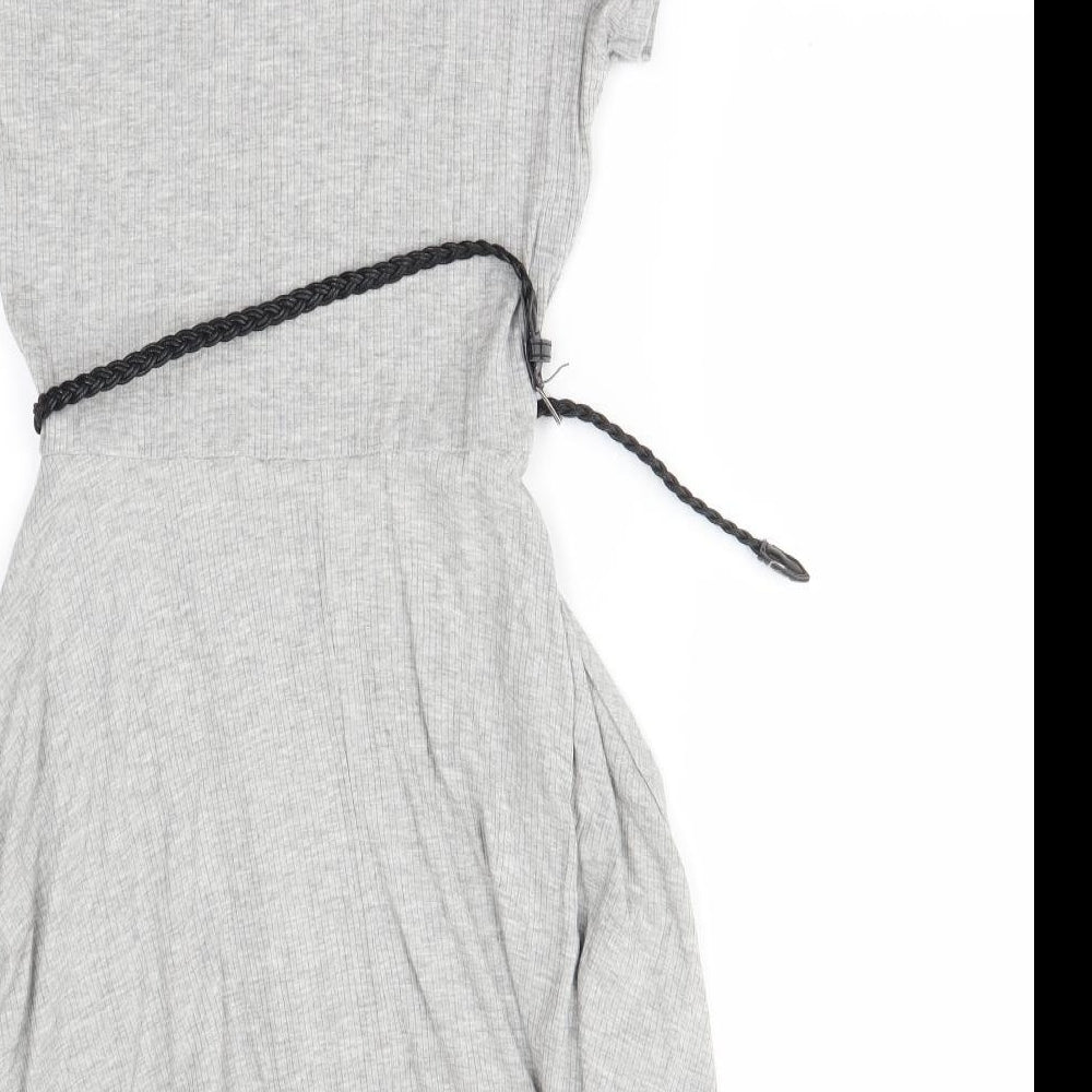 FOREVER 21 Womens Grey   Fit & Flare  Size M