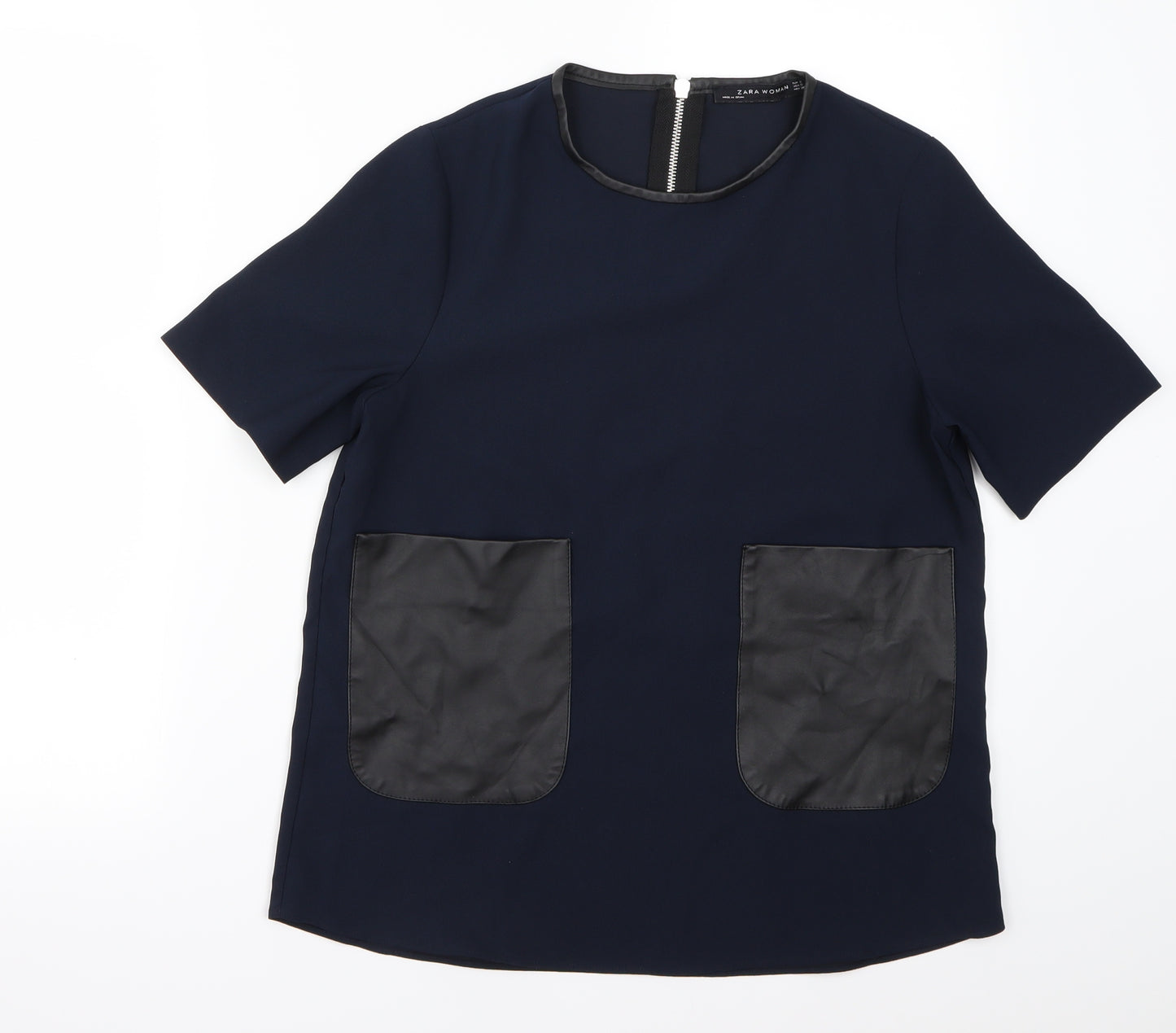 Zara Womens Blue   Basic T-Shirt Size S