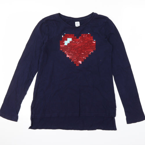 Gap Girls Blue   Basic T-Shirt Size XL
