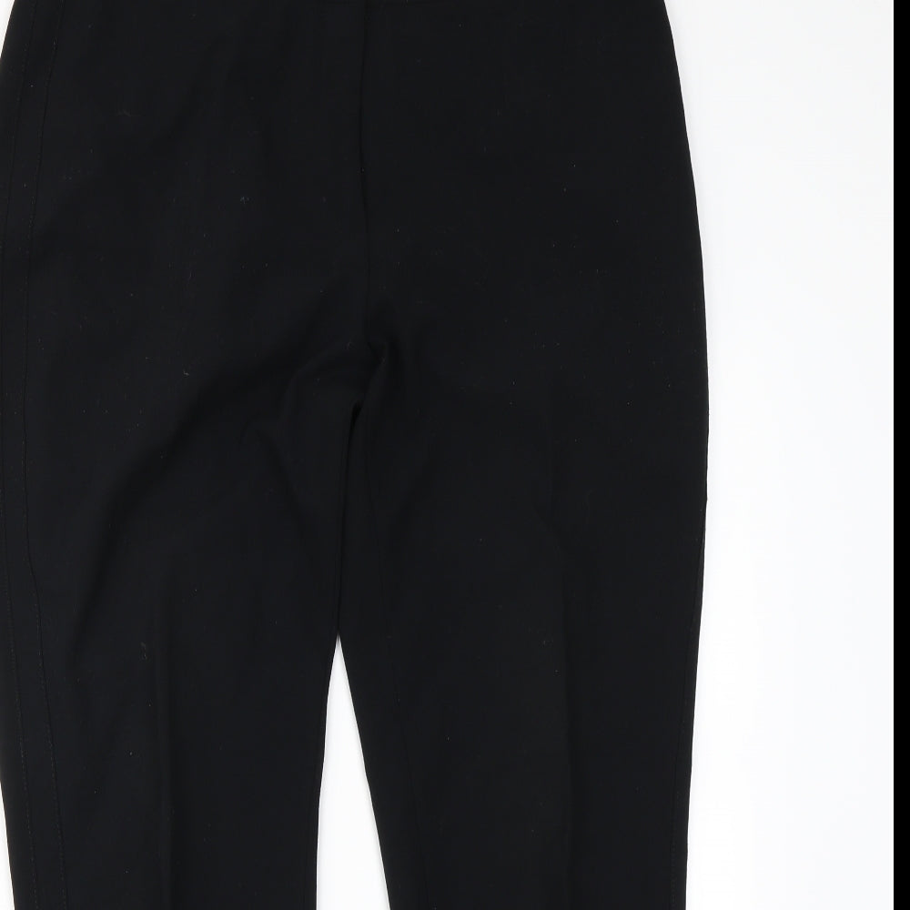 M&S Womens Black   Dress Pants Trousers Size 16 L28 in