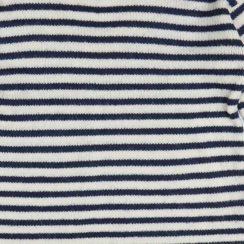 Dorothy Perkins Womens Blue Striped  Pullover Jumper Size 10