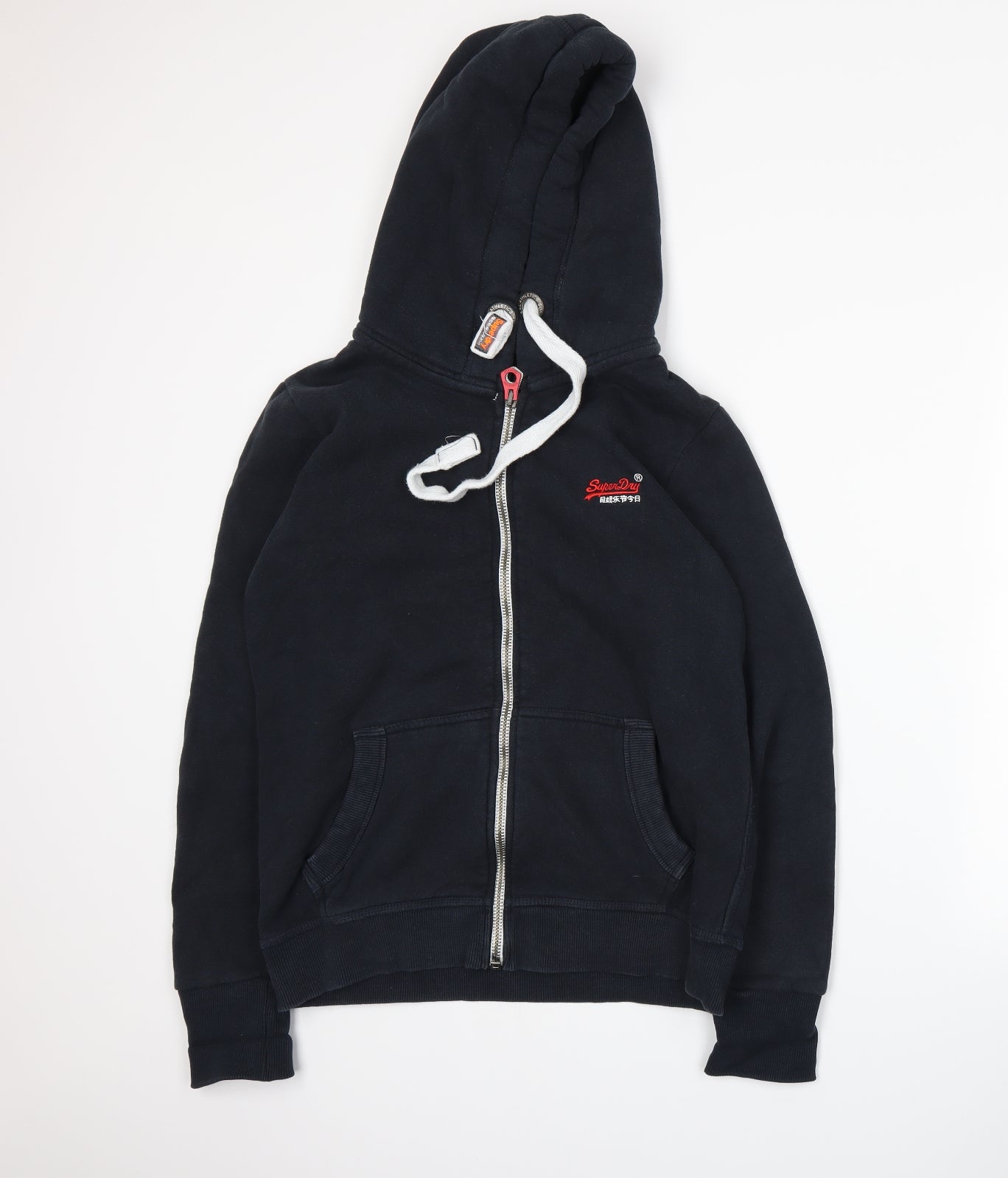 Suoerdry Mens Blue   Full Zip Hoodie Size L