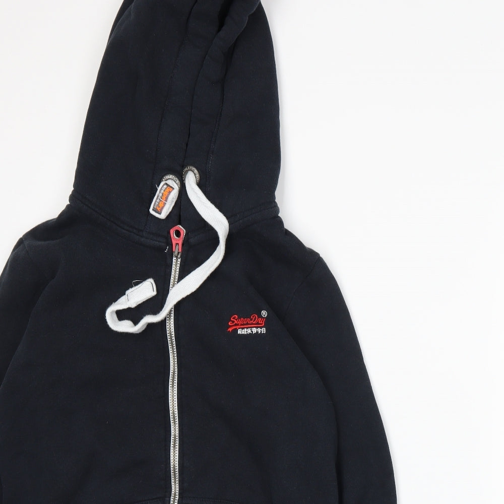 Suoerdry Mens Blue   Full Zip Hoodie Size L